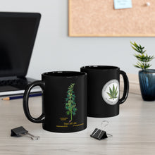 Load image into Gallery viewer, Ceramic Mug 11oz - Black - &quot;2-sided&quot; - Tree of Life
