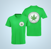 Load image into Gallery viewer, Eco Friendly Double Sided Print Tees - United States Of Mind™ Indica We Trust™ - Sustainable Clothing
