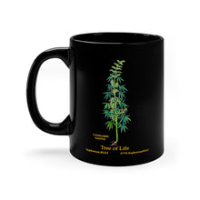 Load image into Gallery viewer, Ceramic Mug 11oz - Black - &quot;2-sided&quot; - Tree of Life
