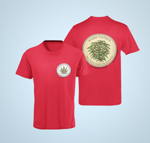 Load image into Gallery viewer, Eco Friendly Double Sided Print Tees - Weed Nation™ One Nation Under The Influence™ - Sustainable Clothing
