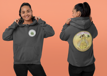 Load image into Gallery viewer, Eco Friendly Double Sided Print Hoodie - Lady Liberty Free Your Mind™ - Sustainable Clothing
