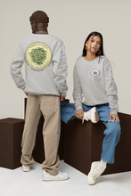Load image into Gallery viewer, Unisex Organic Double Print Sweatshirt - Weed Nation™ One Nation Under The Influence™ - Sustainable Clothing
