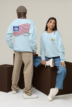 Load image into Gallery viewer, Unisex Organic Double Print Sweatshirt - One Nation Under The Influence™ - Sustainable Clothing
