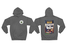 Load image into Gallery viewer, Eco Friendly Hoodie - Double Sided Print - Assassin of Youth
