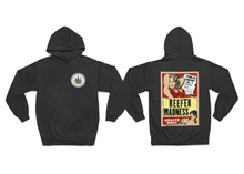 Load image into Gallery viewer, Eco Friendly Hoodie - Double Sided Print - Reefer Madness Public Enemy
