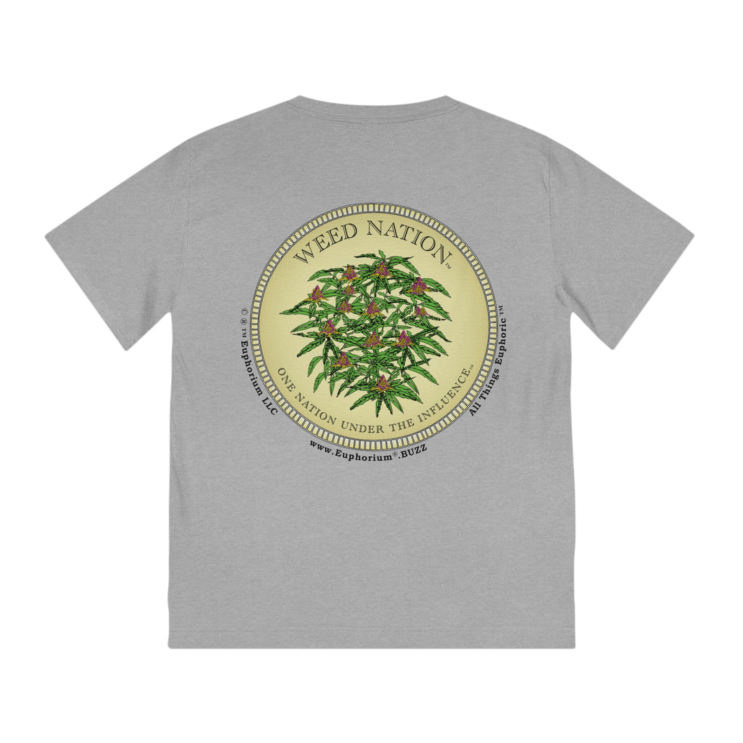 Eco Friendly Double Sided Print Tees - Weed Nation™ One Nation Under The Influence™ - Sustainable Clothing