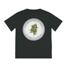 Load image into Gallery viewer, Eco Friendly Double Sided Print Tees - United States of Mind™ In Weed We Trust™ - Sustainable Clothing
