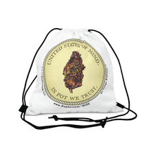 Load image into Gallery viewer, Drawstring Bag - United States of Mind™ In Pot We Trust™

