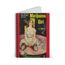 Load image into Gallery viewer, Spiral Notebook | Marajuana Girl | Personal Journals
