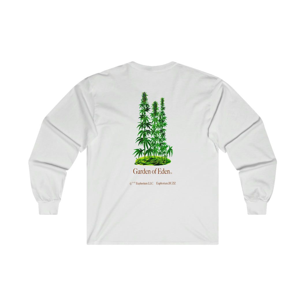 Ultra Cotton Long Sleeve Tee - Double Sided Print - Garden of Eden