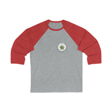 Load image into Gallery viewer, Unisex 3\4 Sleeve Baseball Tee - Double Print - United States of Mind™ In Pot We Trust™
