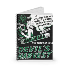 Load image into Gallery viewer, Spiral Notebook | Devil&#39;s Harvest | Personal Journals
