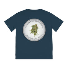 Load image into Gallery viewer, Eco Friendly Double Sided Print Tees - United States of Mind™ In Weed We Trust™ - Sustainable Clothing
