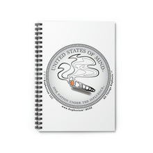 Load image into Gallery viewer, Spiral Notebook | United States of Mind™ One Nation Under The Influence™ | Personal Journals

