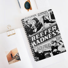 Load image into Gallery viewer, Spiral Notebook | Reefer Madness | Personal Journals
