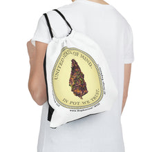 Load image into Gallery viewer, Drawstring Bag - United States of Mind™ In Pot We Trust™

