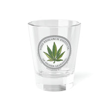 Load image into Gallery viewer, Shot Glass, 1.5oz - Weed Research Institute of Higher Learning™
