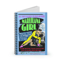 Load image into Gallery viewer, Spiral Notebook | Marajuana Girl | Personal Journals
