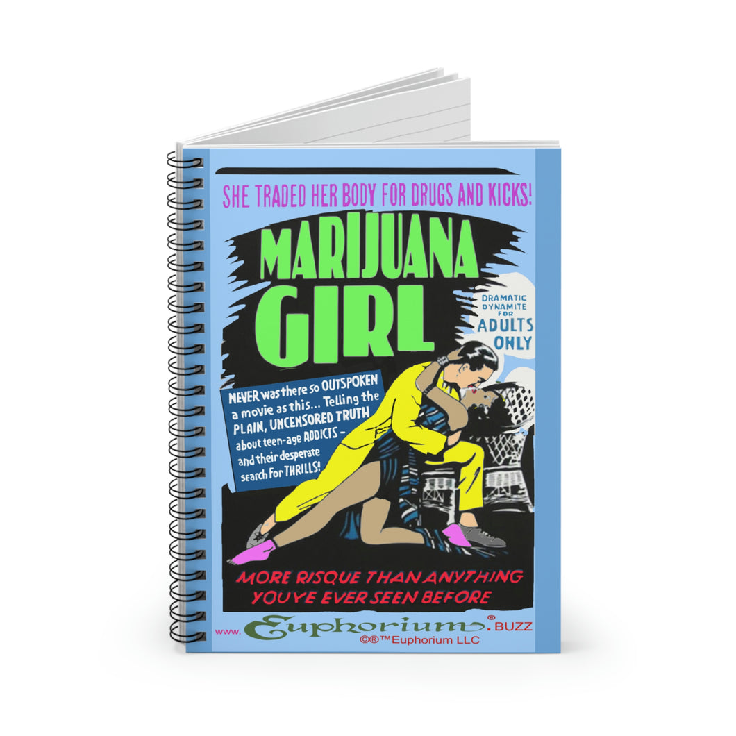 Spiral Notebook | Marajuana Girl | Personal Journals