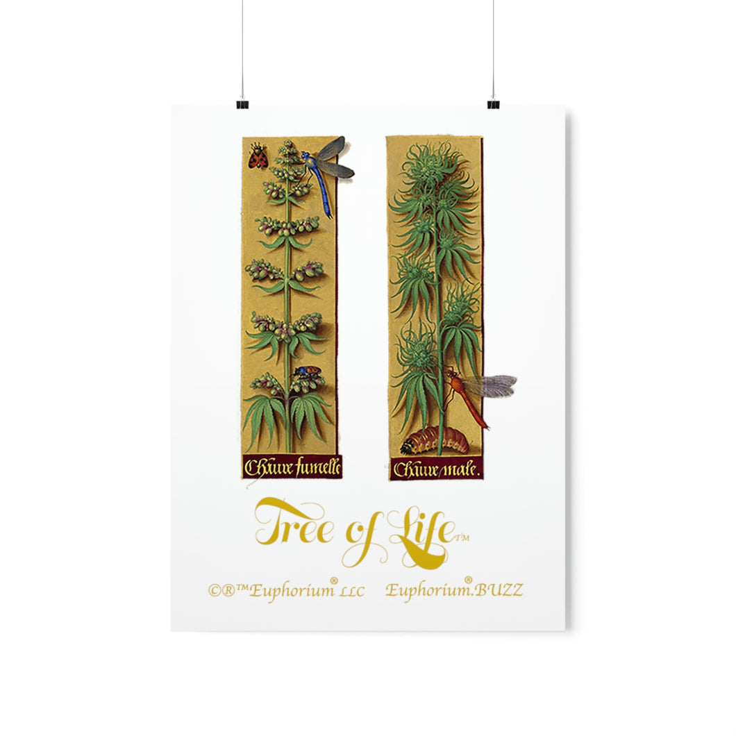 Premium Matte Vertical Poster - Double Tree of Life