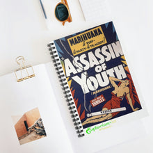 Load image into Gallery viewer, Spiral Notebook | Assassin of Youth | Personal Journals
