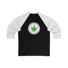 Load image into Gallery viewer, Unisex 3\4 Sleeve Baseball Tee - Double Print  -  - United States Of Mind™ Indica We Trust™
