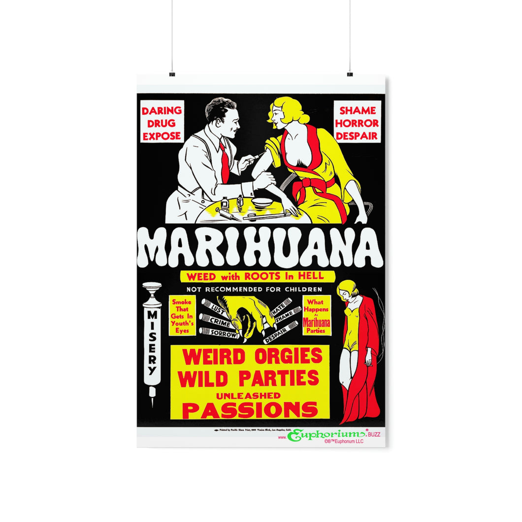 Premium Matte Vertical Poster - Marihuana