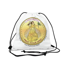 Load image into Gallery viewer, Drawstring Bag - Lady Liberty Free Your Mind™
