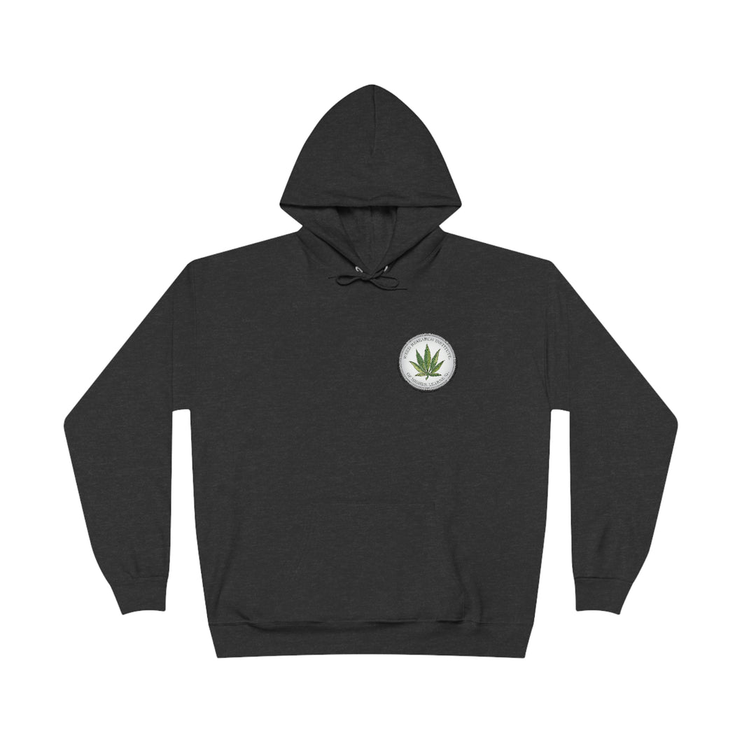 Eco Friendly Hoodie - Weed Research Institute of Higher Learning™ - Sustainable Clothing