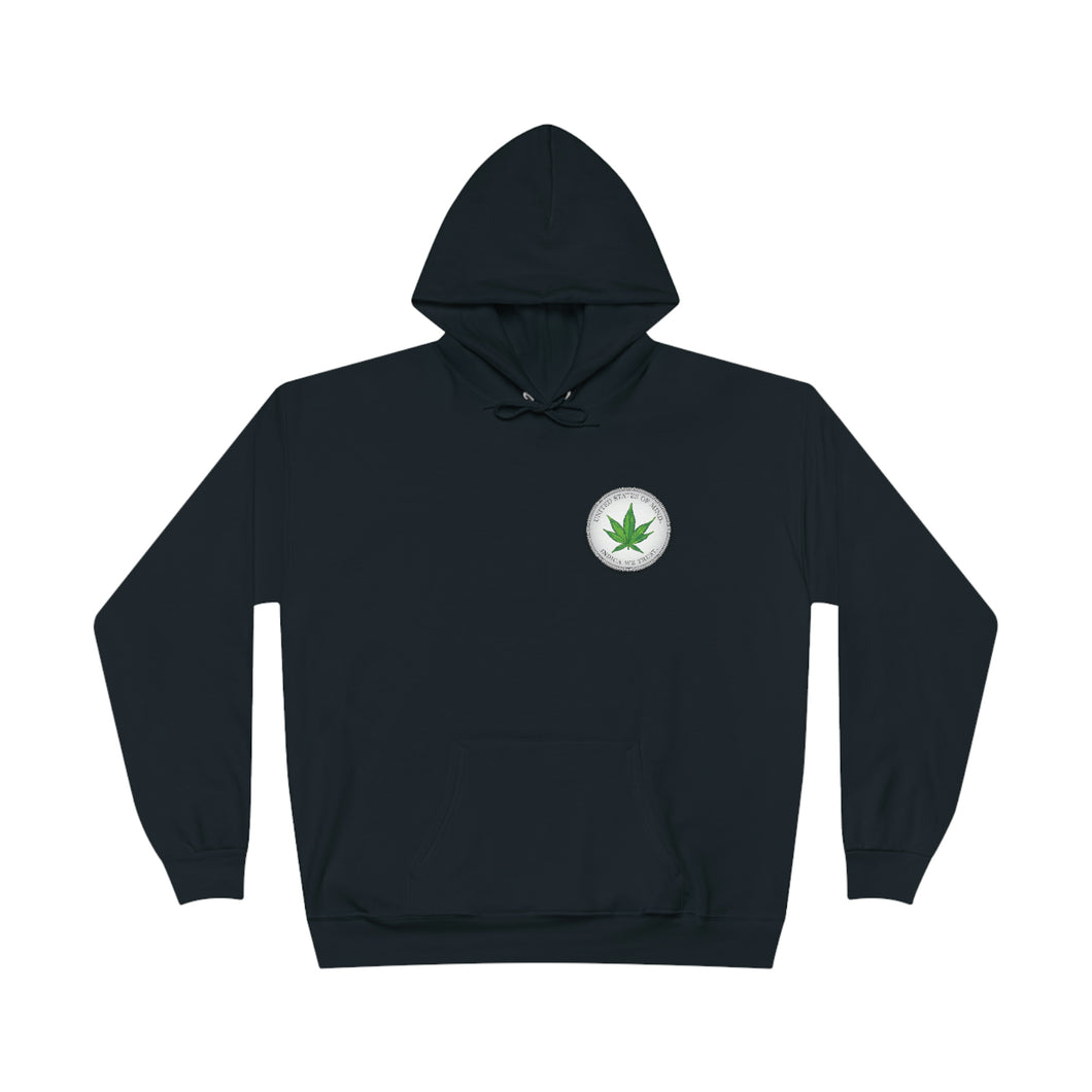 Eco Friendly Hoodie - United States Of Mind™ Indica We Trust™ - Sustainable Clothing