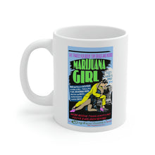 Load image into Gallery viewer, Ceramic Mug 11oz &quot;2-sided&quot; - Marajuana Girl
