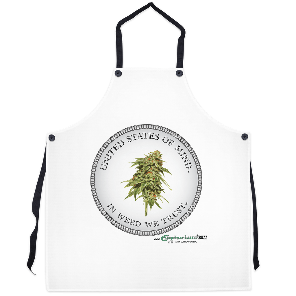 United States of Mind™ - In Weed We Trust™ - Kitchen Apron
