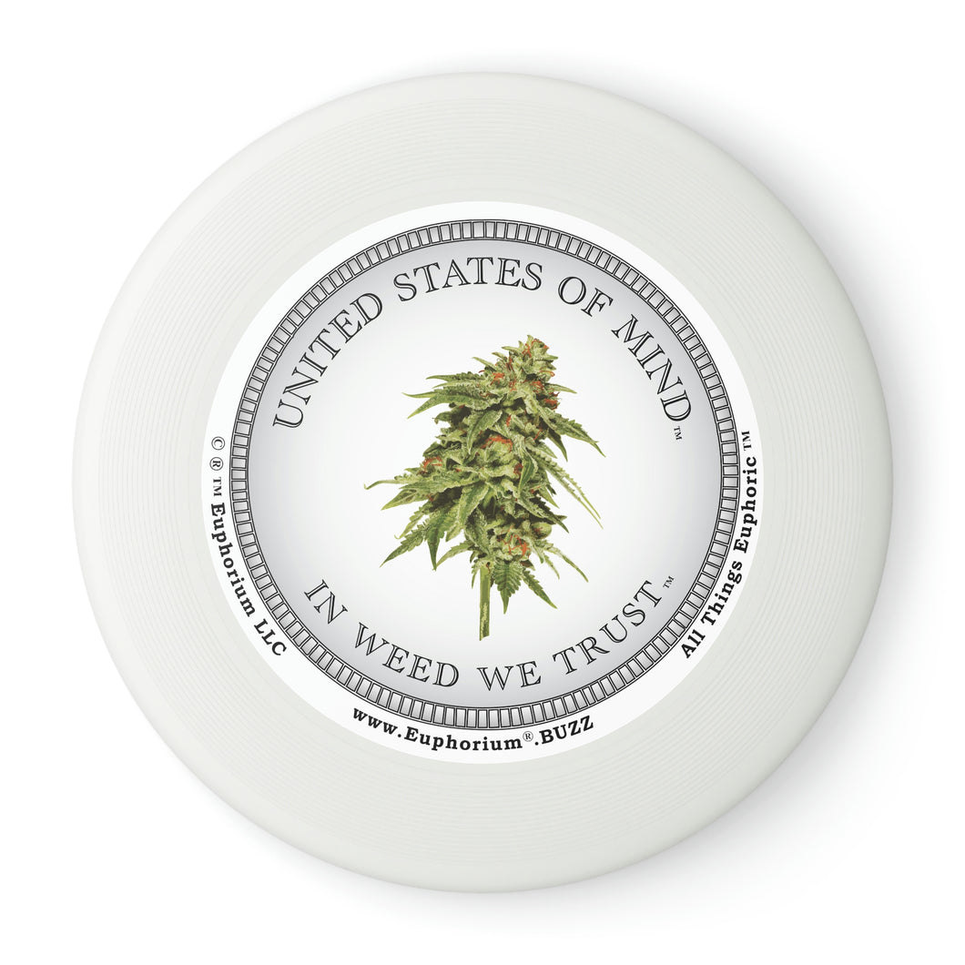 Wham-O Frisbee - United States of Mind™ In Weed We Trust™