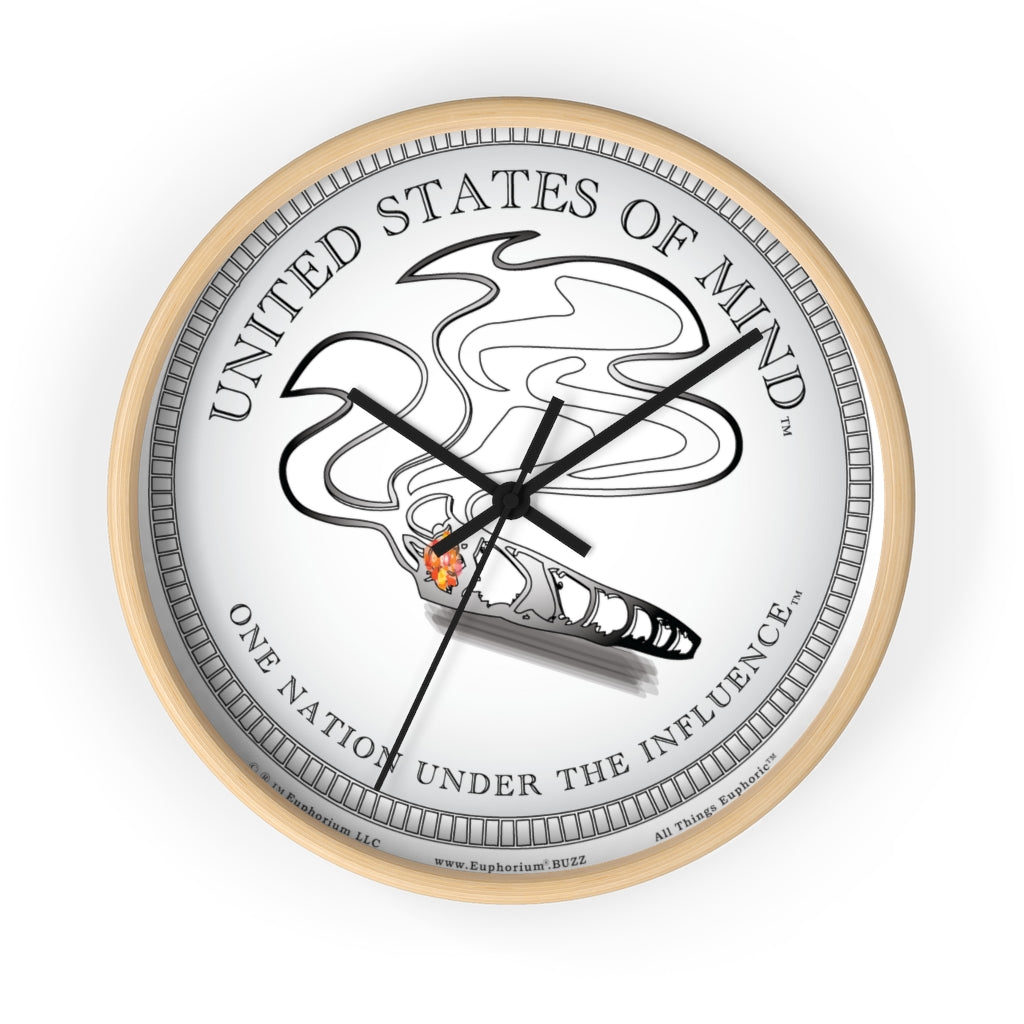 Wooden Wall Clock - United States of Mind™