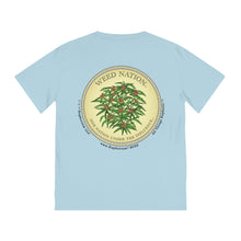 Load image into Gallery viewer, Eco Friendly Double Sided Print Tees - Weed Nation™ One Nation Under The Influence™ - Sustainable Clothing
