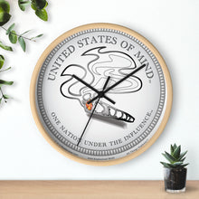 Load image into Gallery viewer, Wooden Wall Clock - United States of Mind™
