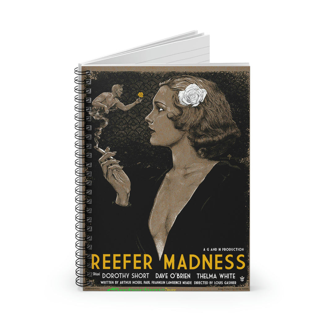 Spiral Notebook | Reefer Madness | Personal Journals
