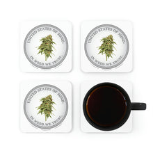 Load image into Gallery viewer, Coaster Set - United States of Mind™ In Weed We Trust™
