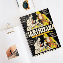 Load image into Gallery viewer, Spiral Notebook | Marihuana | Personal Journals

