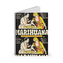 Load image into Gallery viewer, Spiral Notebook | Marihuana | Personal Journals
