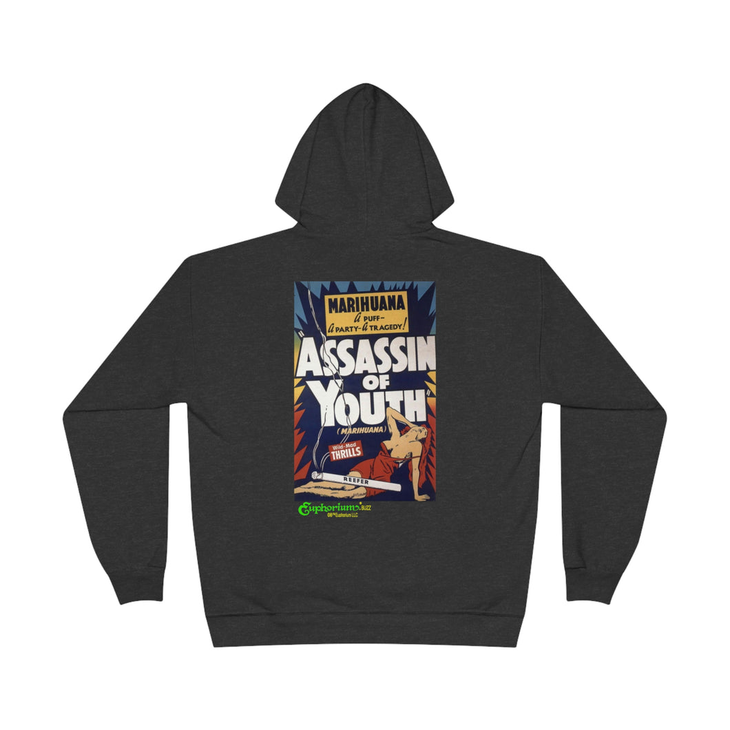 Eco Friendly Hoodie - Double Sided Print - Assassin of Youth