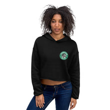 Load image into Gallery viewer, Women&#39;s Crop Hoodie - Starcrack™ Coffee
