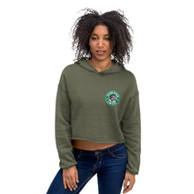 Load image into Gallery viewer, Women&#39;s Crop Hoodie - Starcrack™ Coffee
