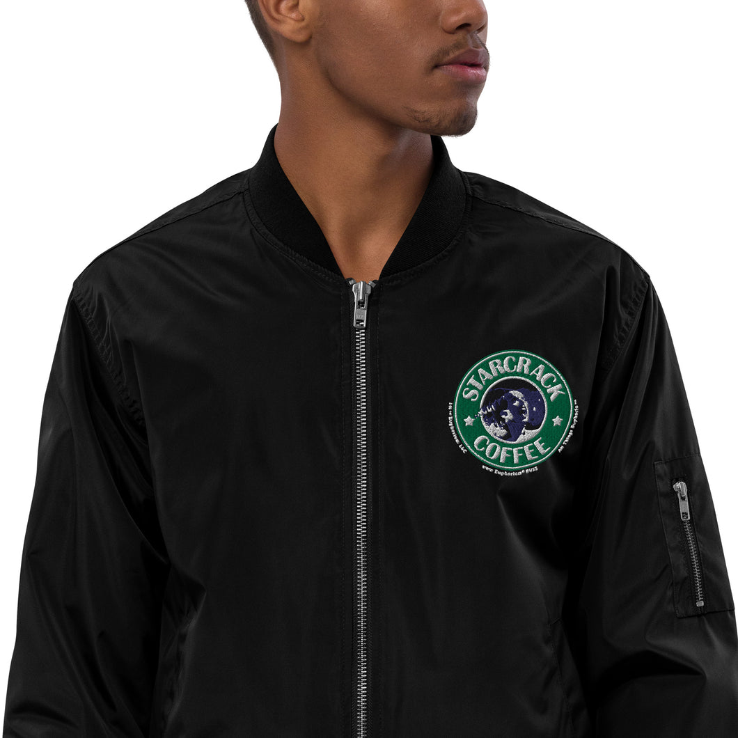Premium Recycled Bomber Jacket - StarCrack Coffee™