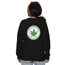 Load image into Gallery viewer, Unisex Organic Double Print Sweatshirt - United States Of Mind™ Indica We Trust™ - Sustainable Clothing
