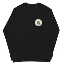 Load image into Gallery viewer, Unisex Organic Double Print Sweatshirt - United States of Mind™ In Pot We Trust™ - Sustainable Clothing

