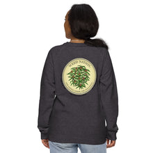 Load image into Gallery viewer, Unisex Organic Double Print Sweatshirt - Weed Nation™ One Nation Under The Influence™ - Sustainable Clothing

