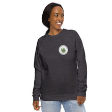 Load image into Gallery viewer, Unisex Organic Double Print Sweatshirt - Weed Nation™ One Nation Under The Influence™ - Sustainable Clothing
